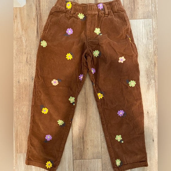 Urban Outfitters Floral Corduroy Pants - Picture 1 of 4